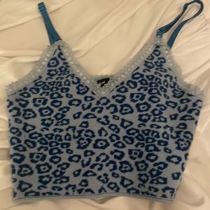 shein cheetah tank top